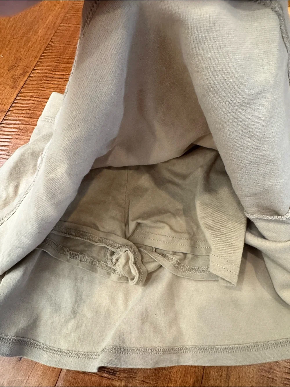 Gymboree Light Blue Polo and Khaki Skirt Set